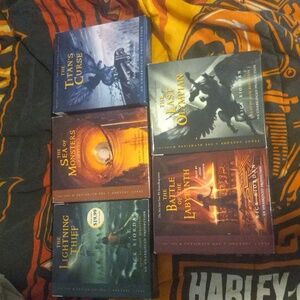 Percy Jackson and the Olympians audiobook cd books 1-5
